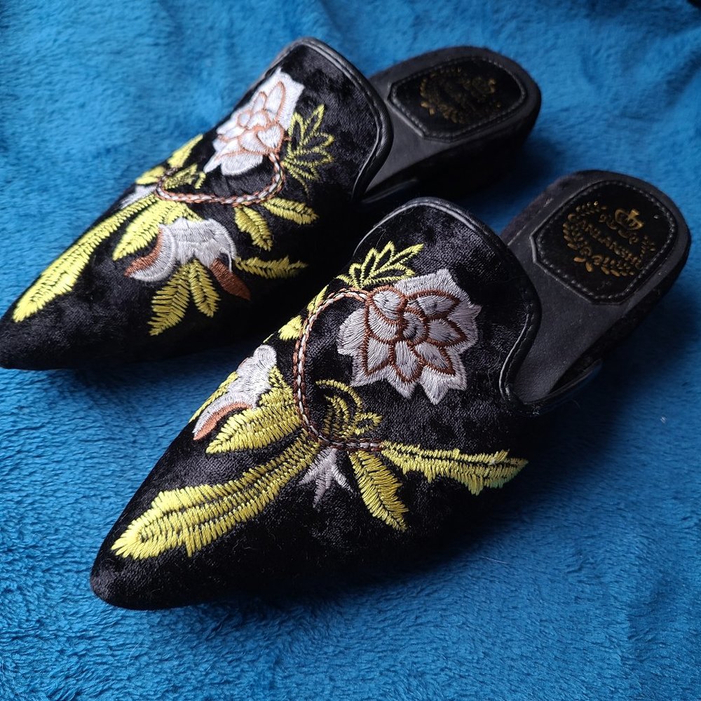 Gently used Heeled Mule Size5 (35)